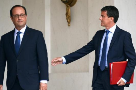 8 Français sur 10 mécontents de l'action de Hollande, 67% pour Valls